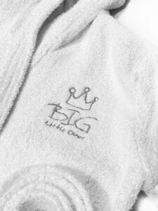 Terry Bathrobe 100% Cotton Combed Double Yarn with Embroidered Logo - Terry Tex