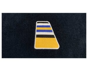 Single-Color Advertising Towel with Embroidered Logo - Terry Tex