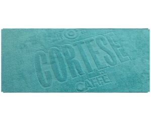 Single-Color Advertising Towel with Jacquard Logo - Terry Tex