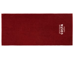 Single-Color Advertising Towel with Embroidered Logo - Terry Tex