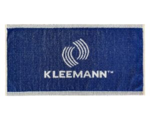 Two-Tone Bar Towel with Jacquard Logo - Terry Tex