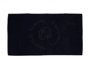 Single-Color Boat Towel with Jacquard Logo - Terry Tex