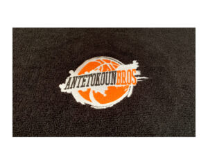 Single-Color Gym Towel with Embroidered Logo - Terry Tex