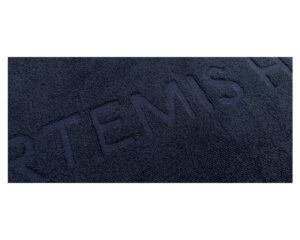 Πετσέτα πισίνας-θαλάσσης μονόχρωμη με ενδοϋφασμένο λογότυπο (1041) - Terry Tex