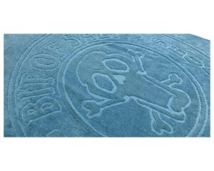 Monochrome Pool-Beach Towel with Jacquard Logo (1036) - Terry Tex