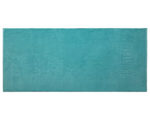 Πετσέτα πισίνας-θαλάσσης μονόχρωμη με ενδοϋφασμένο λογότυπο (1028) - Terry Tex