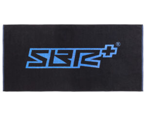 Two-Color Gym Towel with Jacquard Logo - Terry Tex