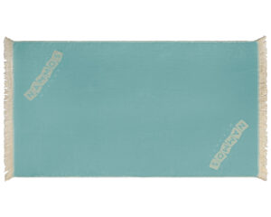 Two-Tone Pareo Towel with Jacquard Logo (2021) - Terry Tex