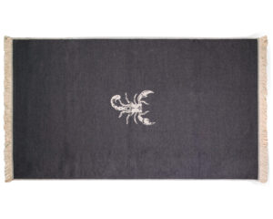 Πετσέτα παρεό δίχρωμη με ενδοϋφασμένο λογότυπο (2036) - Terry Tex