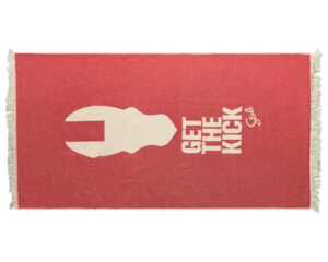 Two-Tone Pareo Towel with Jacquard Logo (2001) - Terry Tex